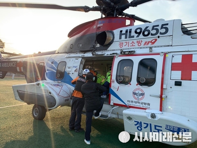화성 남양교교 이착륙 장면