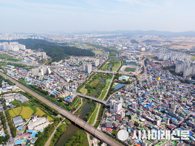 오산시 도심전경