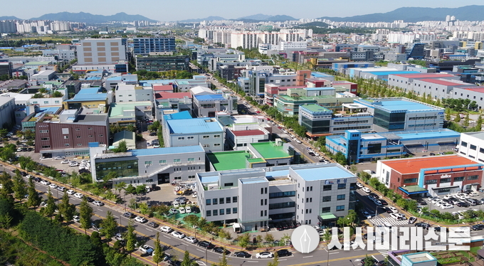 수원델타플렉스 전경.