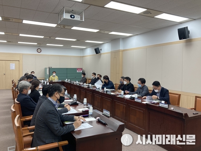 도시철도 2호선 트램 건설 TF팀 본격 가동_회의사진 