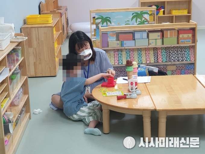 언어치료사 언어순회치료 모습