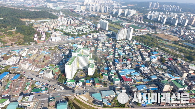 궐동 사업지 항공사진