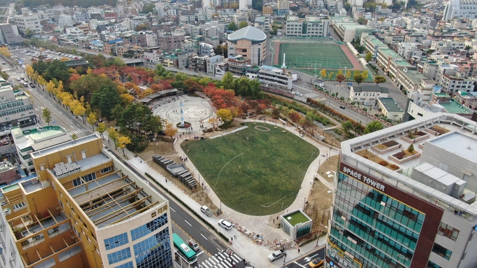 삼덕공원 전경