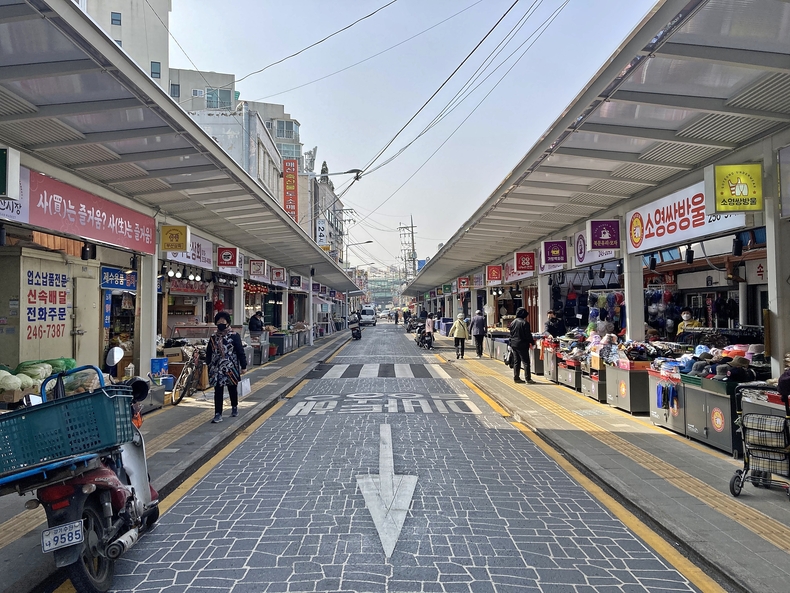 매산시장 경관개선사업 후