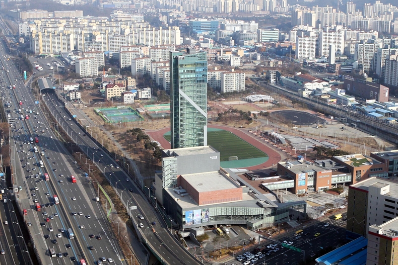 수지구 죽전 수지레스피아 전경