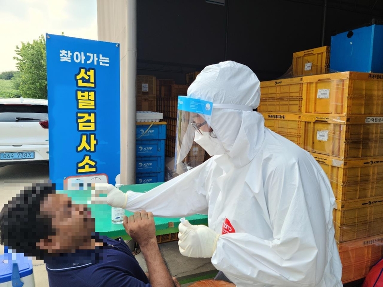 천안시 찾아가는 이동 선별검사소
