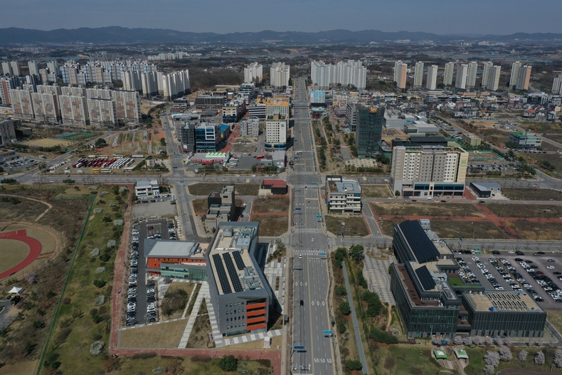 충북혁신도시 이전공공기관 지역공헌 시범사업 업무협약 체결(혁신도시 전경)