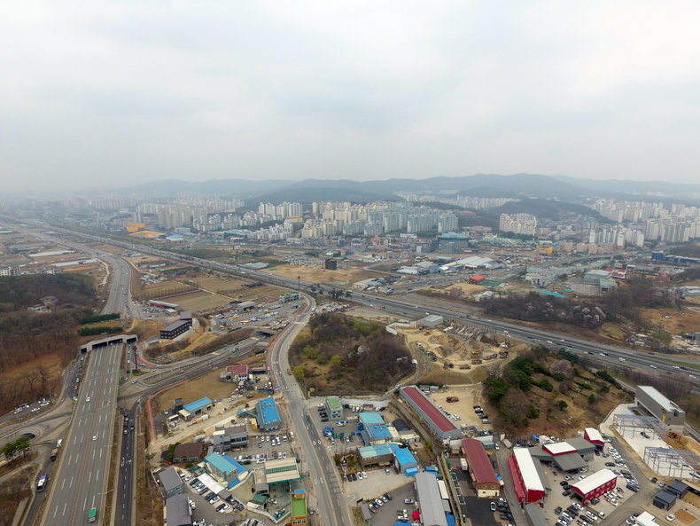 신수로 항공사진