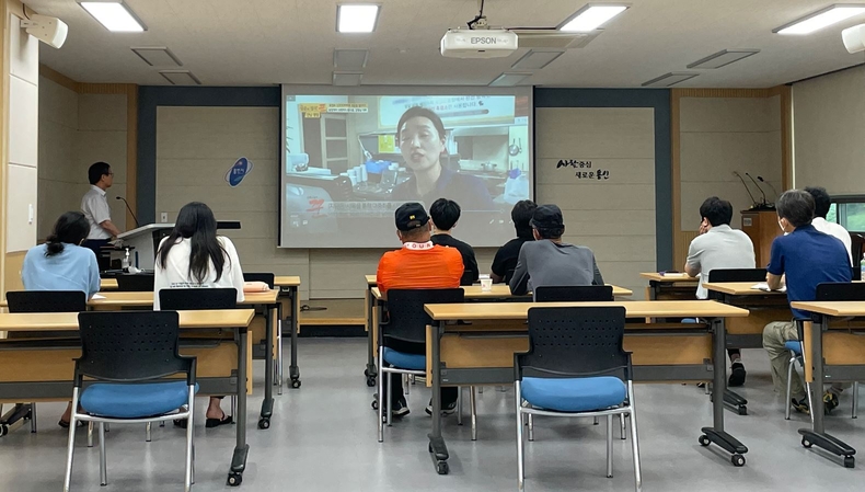 용인시가 관내 흑염소 사육 농업인 16명을 대상으로 전문가 초청 강연을 진행했다.