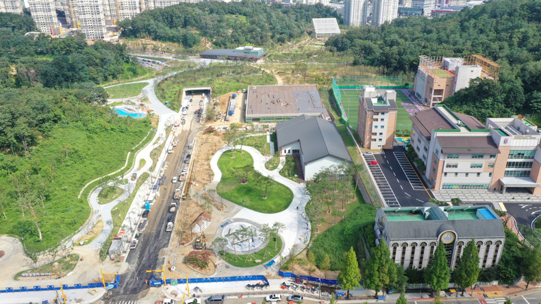 ‘영흥공원 민간개발 조성사업’ 현장<br>
