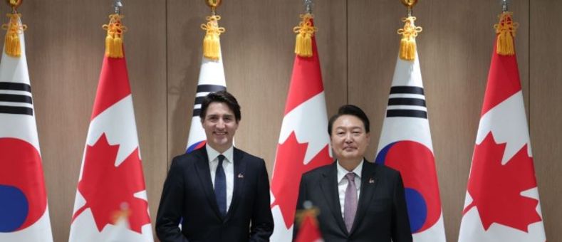 한·캐나다 정상회담 개최