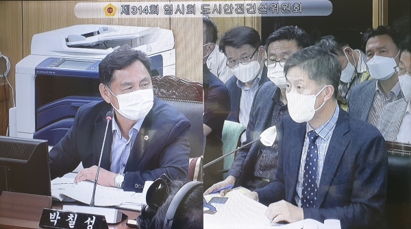 박칠성 시의원, 제설용 도로열선 불필요한 전기낭비 관리 주문