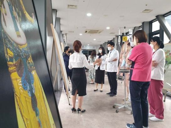 찾아가는 전시회 1차 전시(오산한국병원) 현장사진