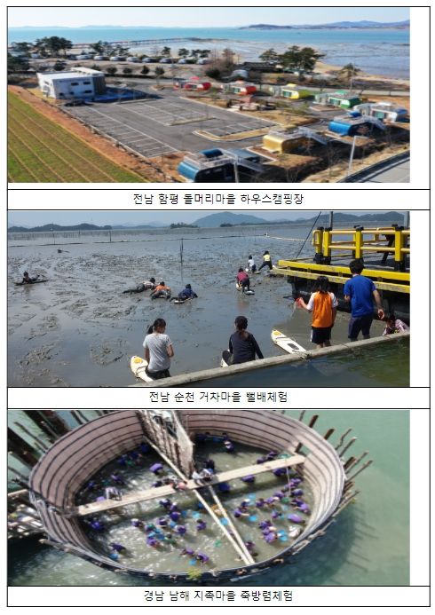 기획전 참여마을 및 판매상품