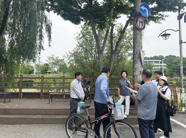 수원시 장안구 연무동 주민자치회, 2025년 주민참여예산 사업대상지 현장실사 나서
