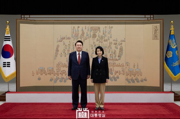방송통신위원회 위원장 임명장 수여식