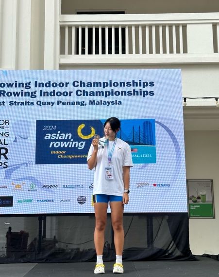 2024 아시아실내조정선수권대회에서 입상한 김소영 선수