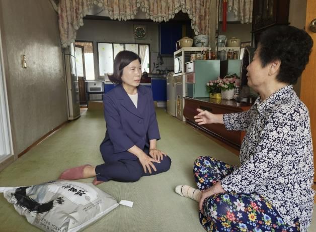 국가유공자 어르신 방문 사진