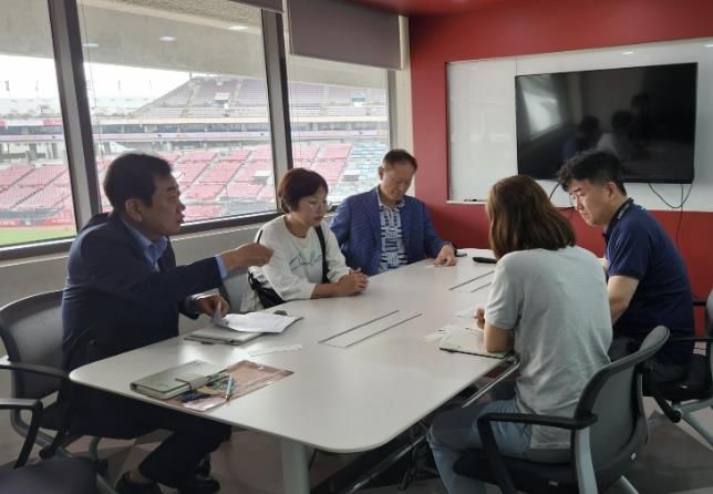 수원시 장안구 송죽동, 마을자치리빙랩 사업 위해 KTwiz야구단과 간담회 개최