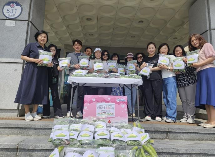 옥상텃밭농산물나눔