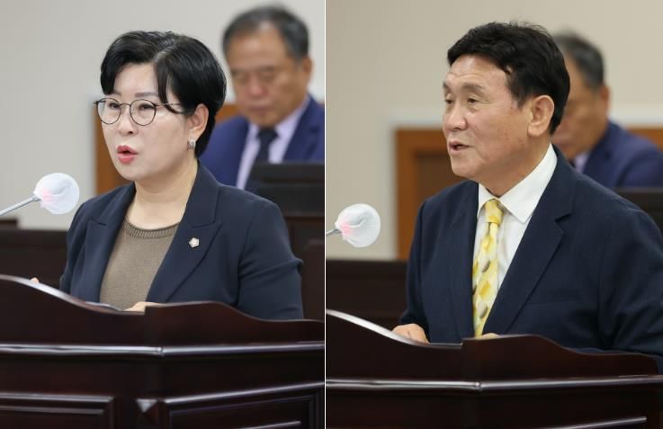 인천 동구의회 의정자유발언 - 오수연 의원, 이영복 부의장