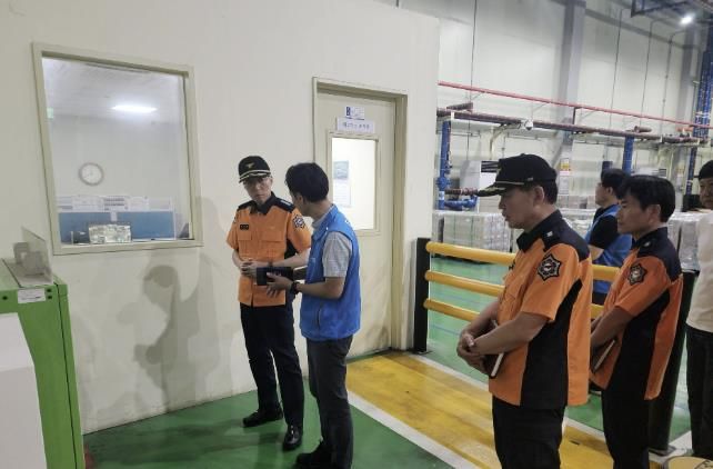 천안서북소방서, 전지공장“삼성SDI”현장점검 실시