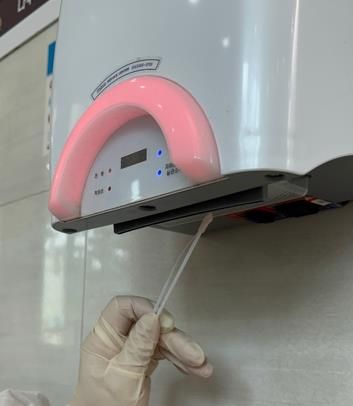 경기도, 고속도로휴게소 공중화장실 손건조기 105대 위생점검 실시