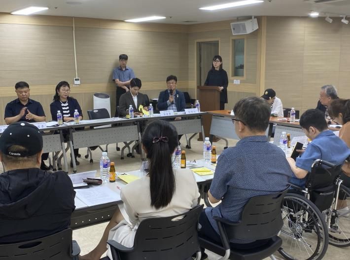 경기도의회 최만식 의원, 장애인단체와 현장 토크... 진짜 목소리 듣다