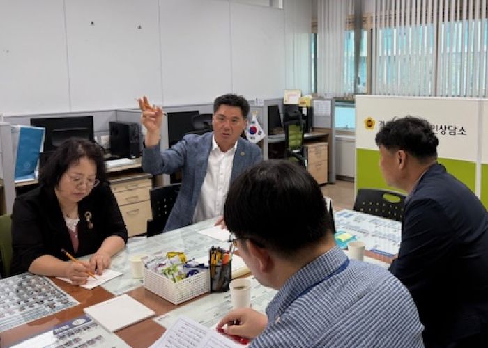정하용 의원, 상하동 광역버스·교통안전 위한 정담회 개최