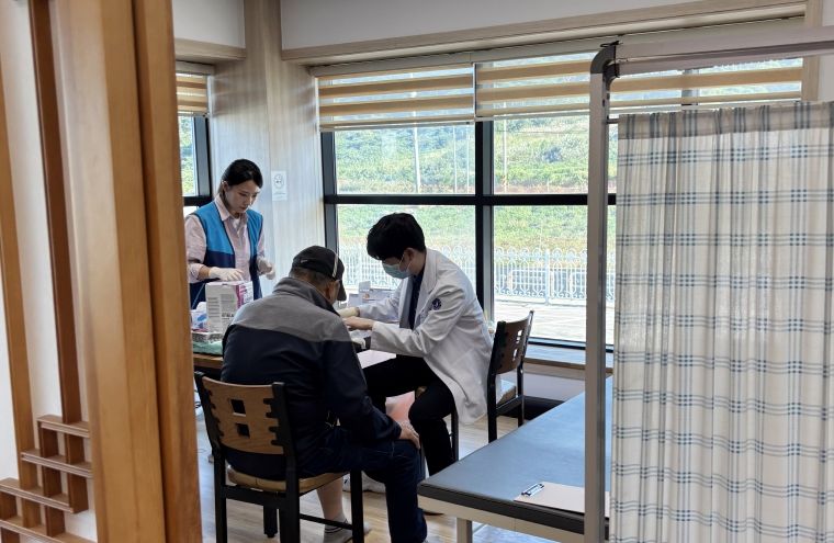 인하대병원-옹진군, 대청도 의료봉사 실시