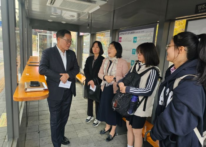 양주시, 등교시간대 대중교통 현장 점검 실시