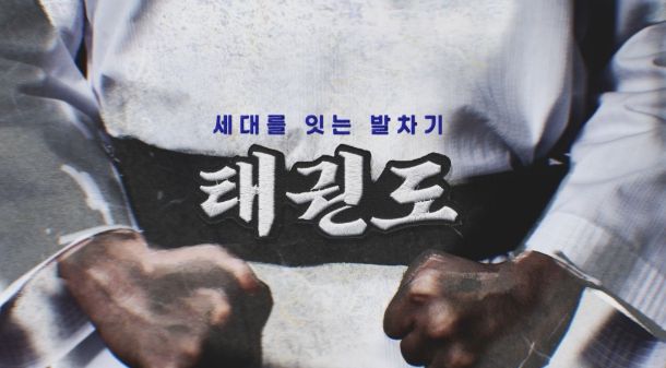 오는 11월 16일부터 매주 일요일 오후 9시 15분 YTN에서 방영되는 ‘세대를 잇는 발차기, 태권도’ 다큐멘터리 타이틀.