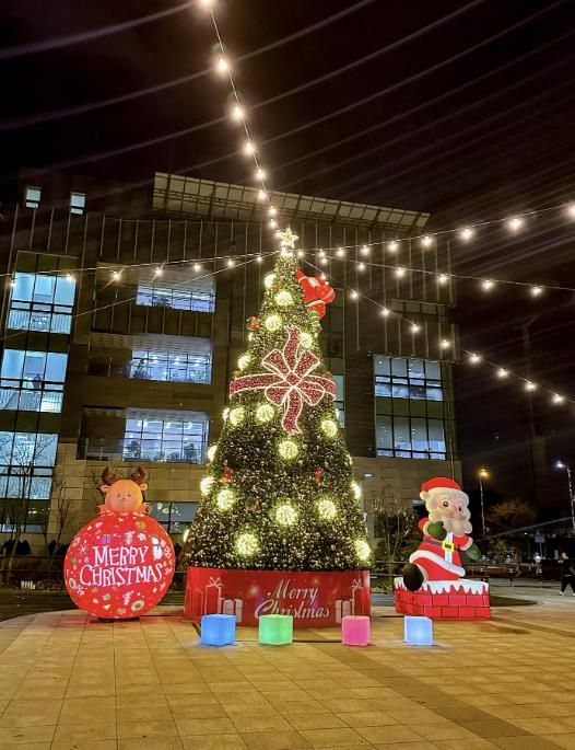 광명시청소년수련관, 겨울밤 수놓는 '빛의 초대' 대형 크리스마스 트리 점등