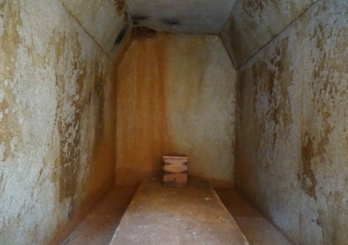 익산 쌍릉 석실 내부