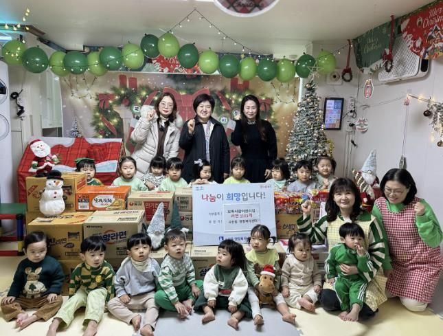 수원시 권선구 곡선동 꼬마사랑어린이집, 이웃사랑 실천 라면 1,181개 후원