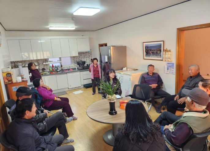 설성면, 새해맞이 경로당 현장 방문