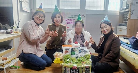 남동구 만수3동 통장자율회, 홀몸노인을 위한 생신 잔