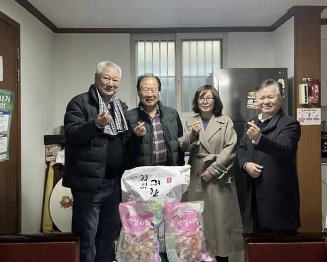 수원시 권선구 서둔동 마을만들기협의회, 설 명절 백미 전달