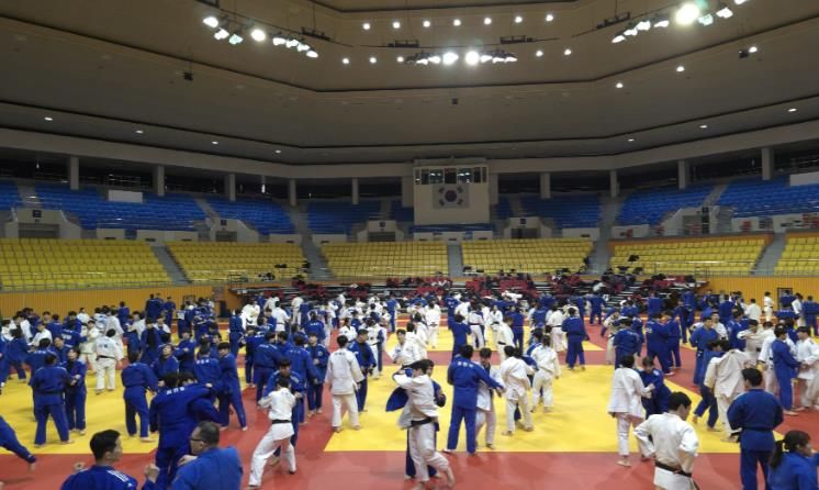 한국 유도 미래, 익산서 금빛 메치기 향한 구슬땀