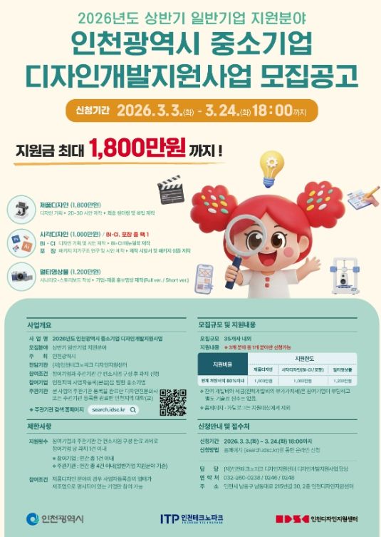 중소기업 디자인개발지원사업’ 상반기 일반기업 지원과제 모집