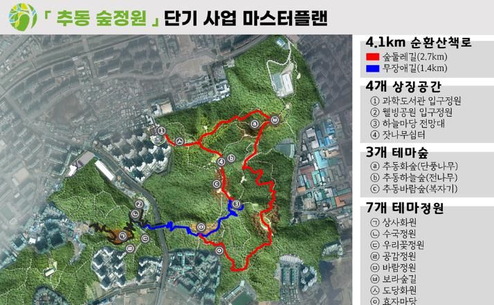 추동 숲정원 마스터플랜