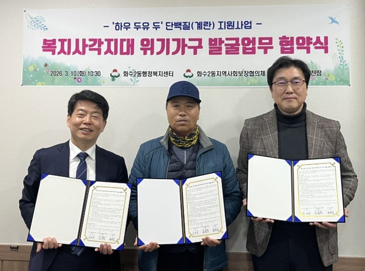 동구 화수2동과 한국야쿠르트 동인천점, 복지사각지대 발굴 업무 협약