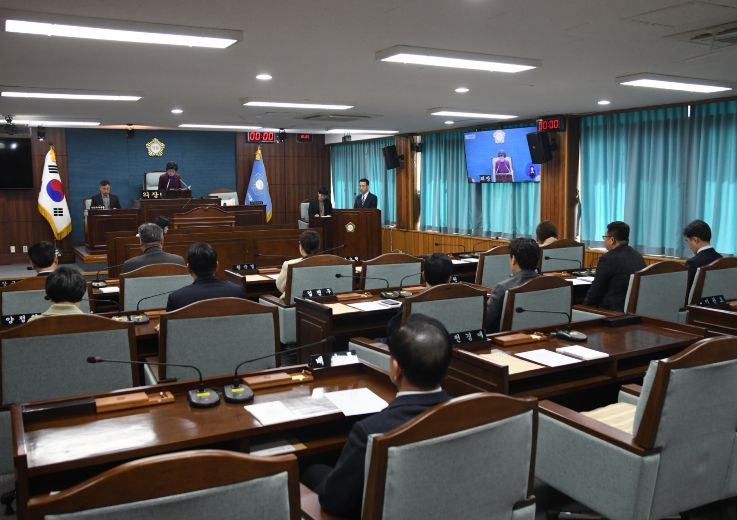 미추홀구의회, 제294회 임시회 개회