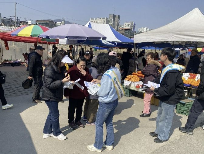 포천시, 신읍오일장에서 ‘찾아가는 도로명주소 홍보’ 실시