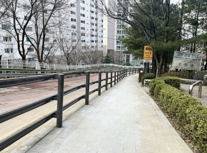 의왕시, 기상이변 대응위한 학생 통학로 열선 설치