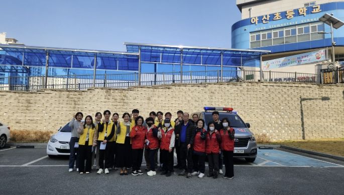 민·관·경 합동점검 기념 사진 촬영